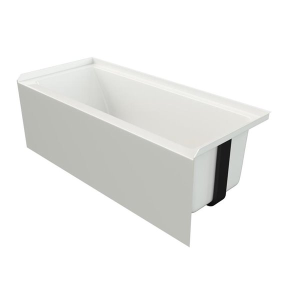 Mirolin White Acrylic Rectangular, Two Sided Skirted Bathtub