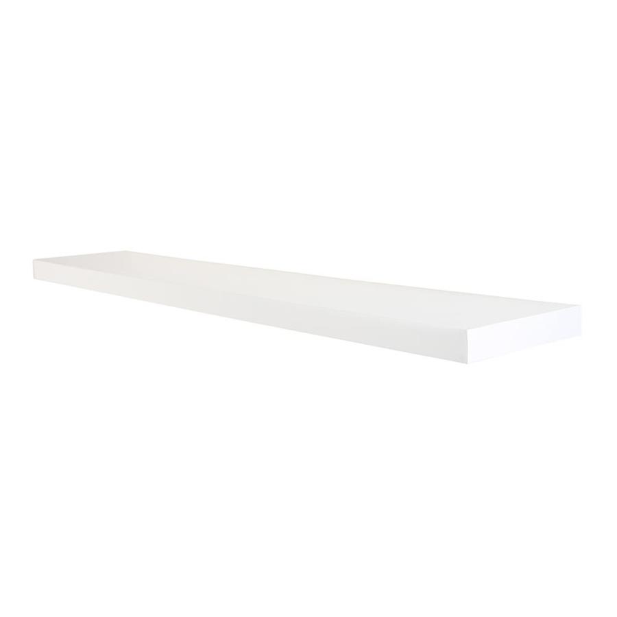 Wall Mounted White Bracket Shelf, White Floating Shelves Ikea Canada