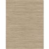 York Wallcoverings Taupe Grasscloth Strippable Non-Woven Paper Unpasted Classic Wallpaper