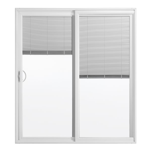 60 In X 80 Blinds Between The Glass, Patio Doors With Blinds Inside Canada