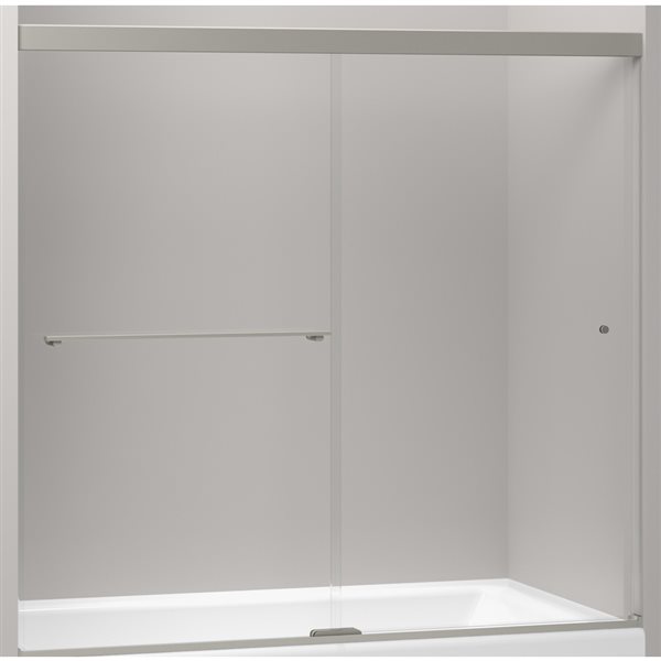 Kohler Revel 59 625 In W X 55 5 H, Kohler Sliding Glass Bathtub Doors