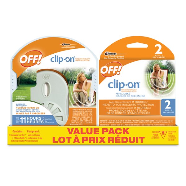 Off! Clip-On Mosquito Repellant with Refills | Lowe's Canada