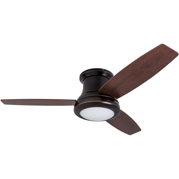 Harbor Breeze Sailstream 52 In Oil, Flush Mount Ceiling Fan With Light Canada