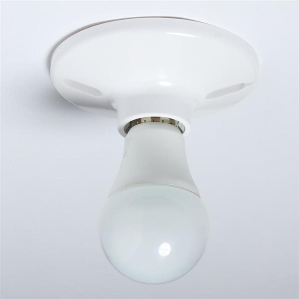 Eaton 600 Watt Plastic Keyless Lamp, Keyless Light Fixture