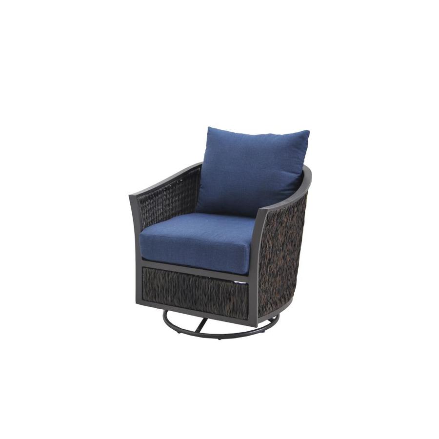 Allen Roth Ellisview Patio Swivel, Patio Sets With Swivel Rocking Chairs
