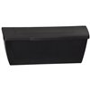 PRO-DF 15.5-in x 6.25-in Plastic Black Wall Mount Mailbox