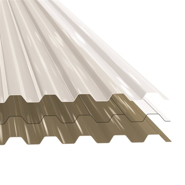 Polycarb 26 In X 12 Ft Translucent, Home Depot Canada Corrugated Roofing Pvc