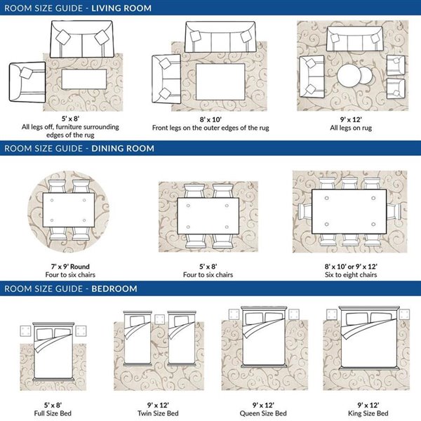 Safavieh Arizona Sedona 5 Ft X 7, Area Rug For Living Room Size Guide