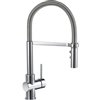 DELTA Struct Gourmet Single Handle Pull-Down Kitchen Faucet with Spring Spout in Chrome