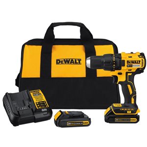 DEWALT 20-Volt Max 1/2-in Variable Speed Brushless Cordless Drill (2 -Batteries Included and Charger Included)