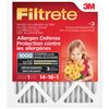 Filtrete™ Allergen Defense Micro Allergen Filter, MPR 1000, 14-in x 16-in x 1-in