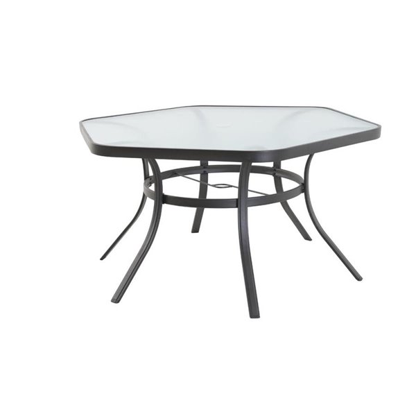 Style Selections Hexagon Dinner Table, Hexagon Patio Table With 6 Chairs