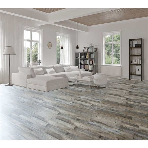 Luxury Vinyl Plank Flooring, Grey Barnwood Laminate Flooring