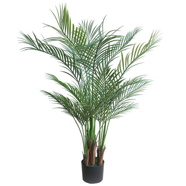 40 In Green Artificial Palm Tree Lowe, Artificial Outdoor Topiary Canada