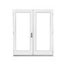 JELD-WEN Five Ft Inswing Left Handed French Door with Primed Wood Frame 1 Lite