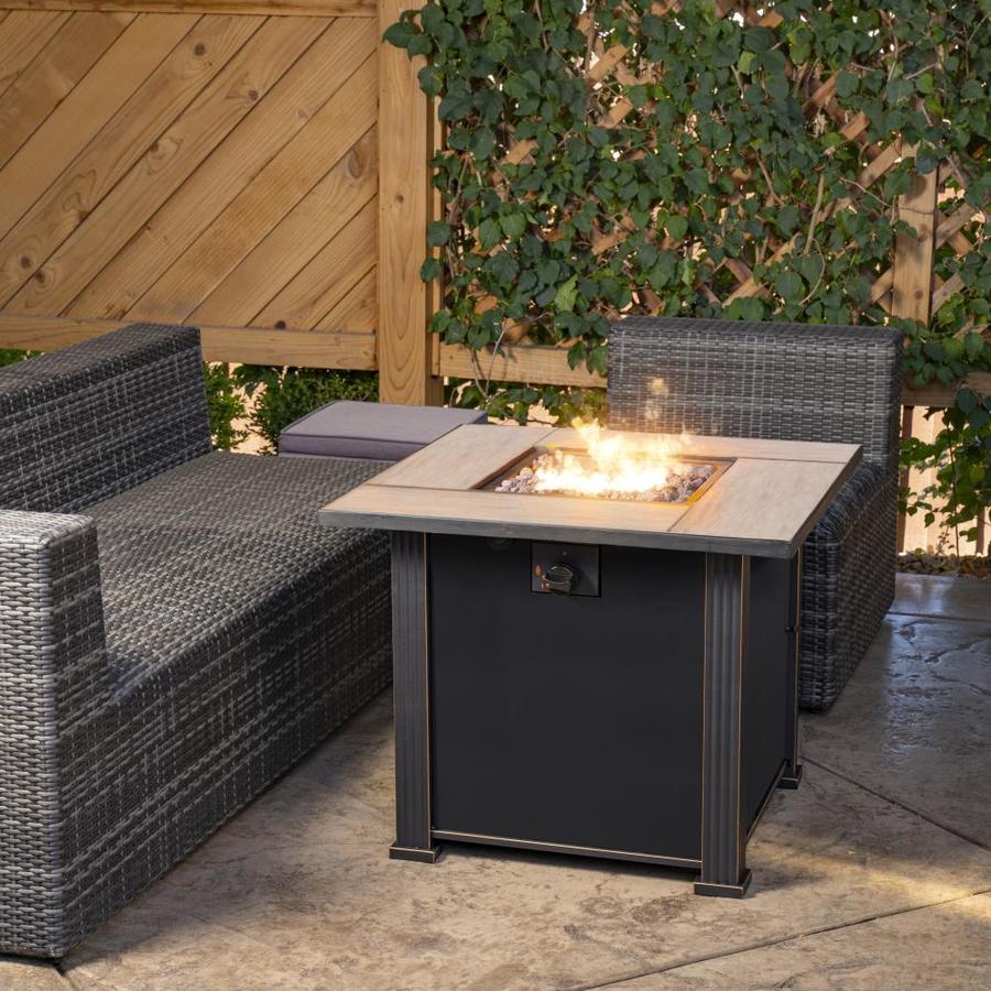 Bond Propane Outdoor Fireplace 50 000, Melina Tile Top Fire Pit Table