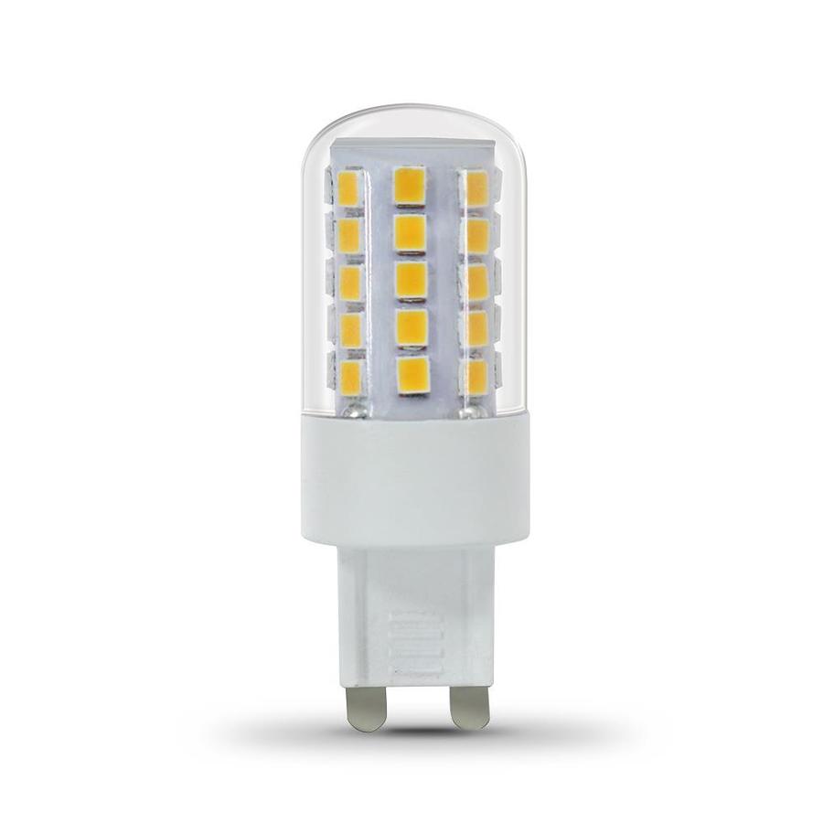 2700K Soft White 10 Pack 120V 20W T4 JCD G9 Base Halogen Light Bulb 205 Lumens Dimmable, 