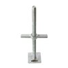 Metaltech 24-in Galvanized Leveling Jack with Plate (Solid)