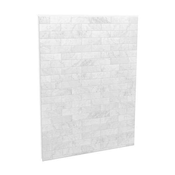 Maax Utile Carrara Marble Shower Wall Surround Back Panel Lowe S Canada - Pvc Shower Wall Panels Canada