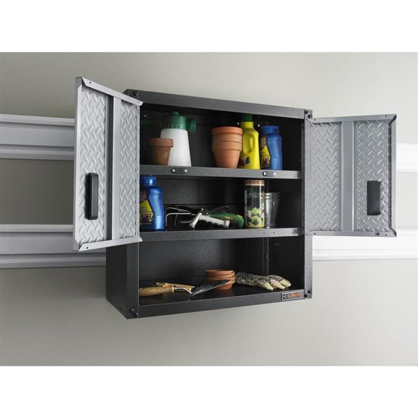Gladiator 28 In Metal Utility Cabinets Lowe S Canada - Gladiator Wall Cabinet Installation
