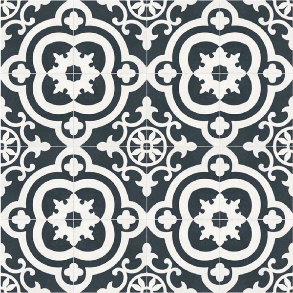 White Ceramic Floor And Wall Tile, Black And White Floor Tiles