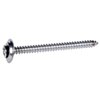Hillman #8 Chrome Oval-Head Phillips Standard (SAE) Trim Screw with Washer (2-Count)