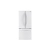 LG 30-in 21.8-cu ft French Door Refrigerator (White) ENERGY STAR