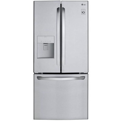 LG 30-in 21.8-cu ft French Door Refrigerator with Ice Maker with/and Door within Door (Stainless steel) ENERGY STAR