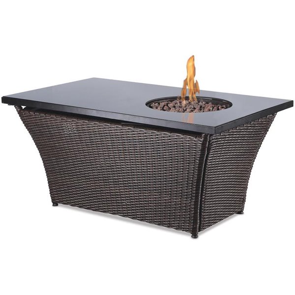 Rectangular Lp Gas Outdoor Fire Pit, Outdoor Fire Pit Table Canada
