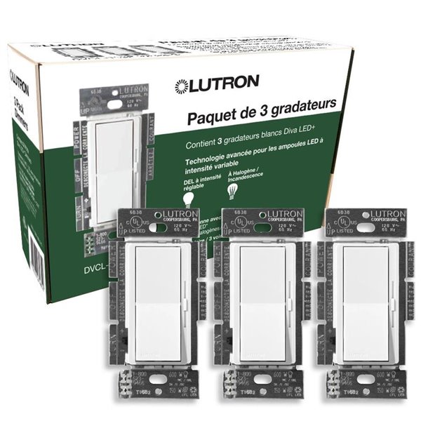 Lutron Diva Led Dimmer Switch For, Lutron Diva Dimmer Wiring Diagram 3 Way Switch Single Pole Or