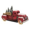 Holiday Living 6-inH Red Truck with Bottle Brush Tree Decor, with 12PCS LED Lights