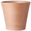 Deroma 1-Pack 10.23 x 9.45 Bleached terracotta vase Clay