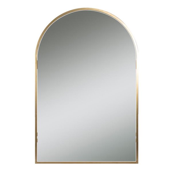 28x44 In Arcline Mirror Brushed Gold, Large Full Length Mirror Canada