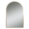 28x44-in Arcline Mirror Brushed Gold