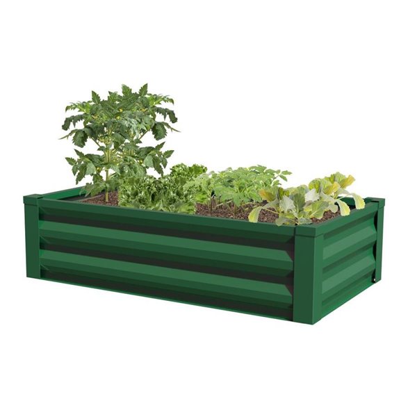 Lowe S Canada, Corrugated Metal Raised Garden Beds Canada