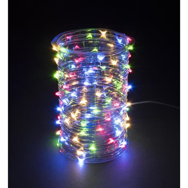 Fusion 100 Count Multi Colour Led Mini, Outdoor Coloured String Lights