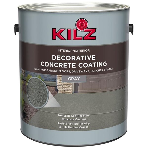 Kilz Decorative Concrete Coating 1 Part, Wooden Garage Floor Coatings